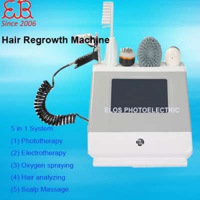 Portable hair regrowth machine